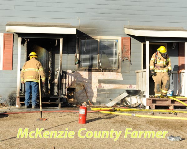 Man faces felony charges after fire damages apartment building