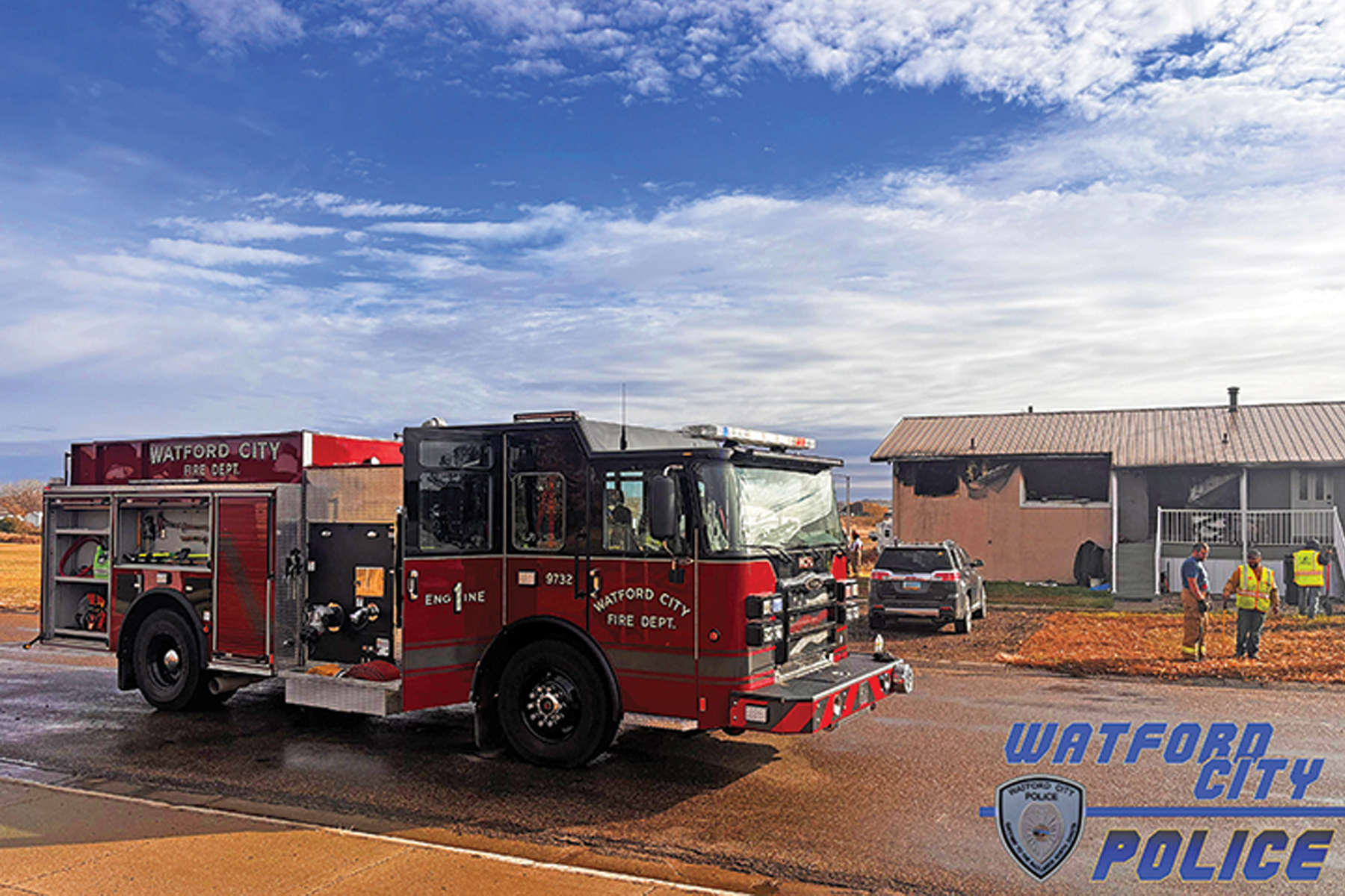 Fire destroys Watford City duplex