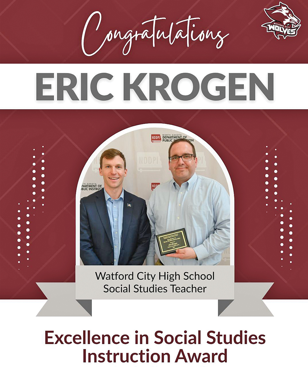 Bringing history to life: WCHS Educator receives statewide excellence in social studies teaching award