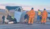 Highway 83 and 23 vehicle accident kills two horses, injures one driver