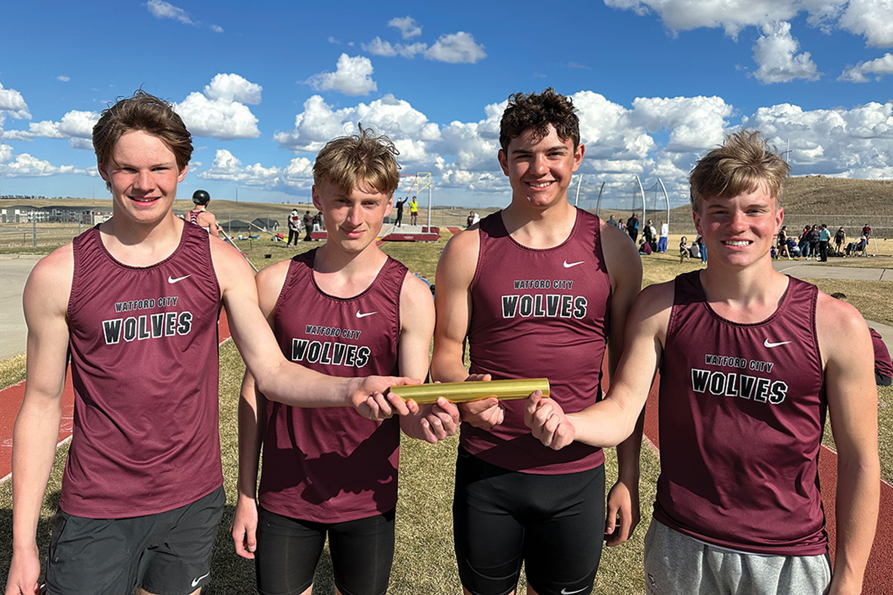 Wolves Boys shine at home Track & Field Meet