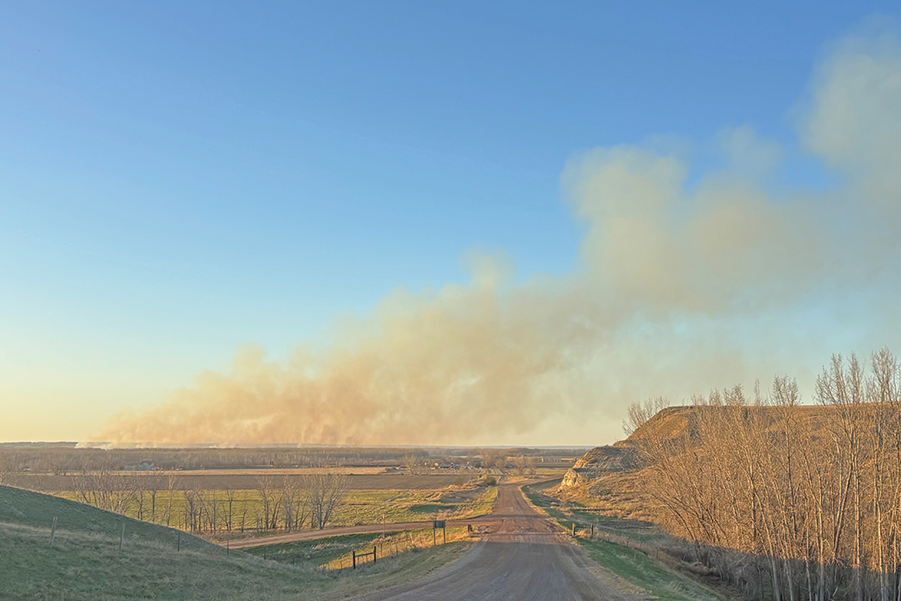A Turbulent Spring: Wildfires, Blowing Dust, and High Winds